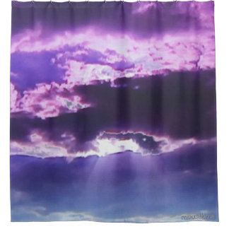 Purple Clouds Shower Curtain