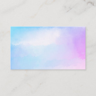 Purple Clouds Spiritual Sky Light Business Card