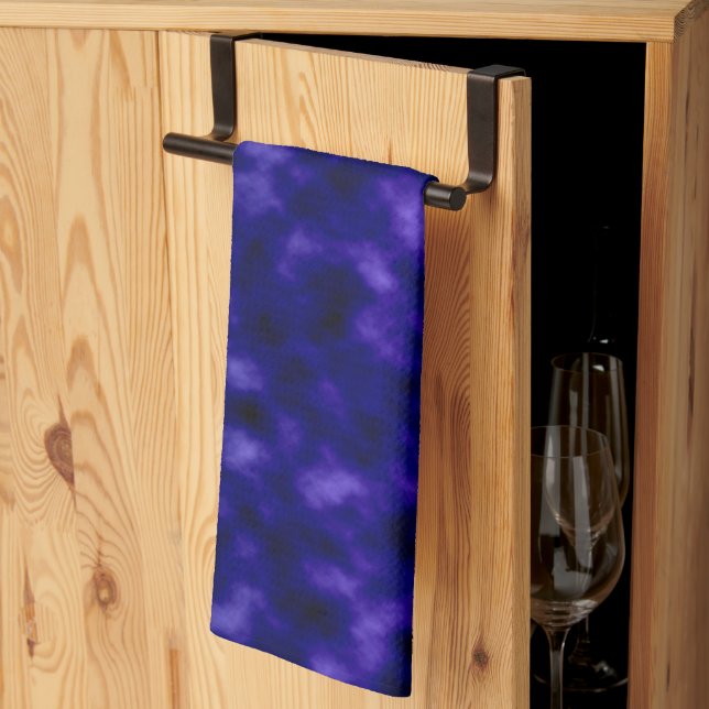 Purple Clouds Tea Towel (Thirds Fold)