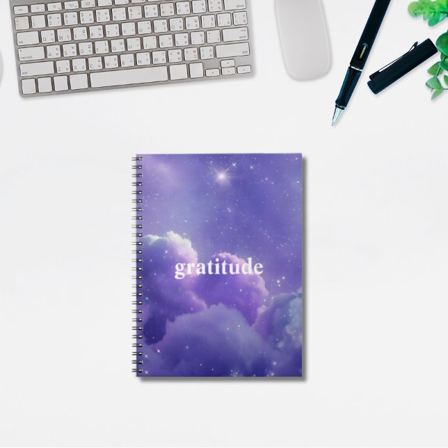 Purple Cloudy Aesthetic Gratitude Journal (Creator Uploaded)