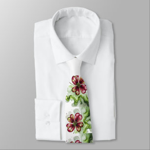 PURPLE CLOVER BLOOM TIE