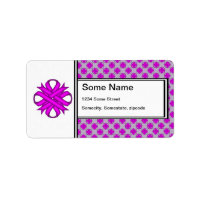 Purple Clover Ribbon by Kenneth Yoncich