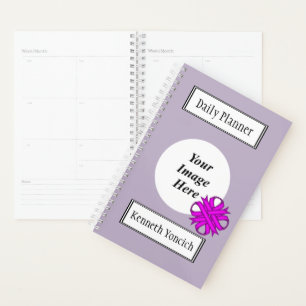 Purple Clover Ribbon by Kenneth Yoncich Planner