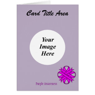 Purple Clover Ribbon Template by Kenneth Yoncich