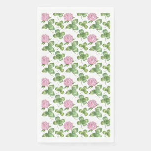 Purple Clover St Patrick's Day Napkin