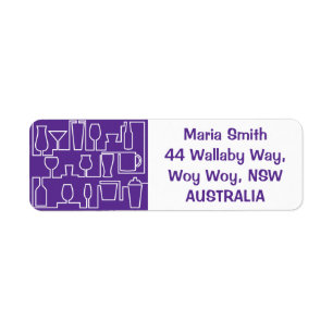 Purple cocktail party