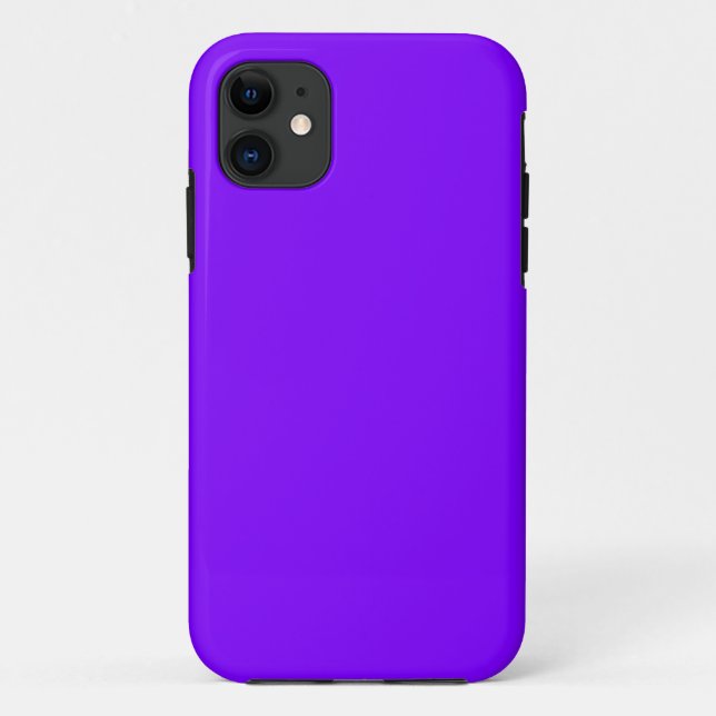 Purple Colour Customised Designer Case-Mate iPhone Case (Back)