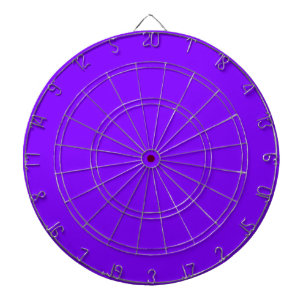 Purple Colour Customised Designer Dartboard