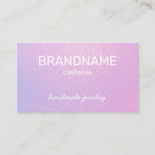 Purple Colour Gradient Texture Earrings Studs Logo Business Card