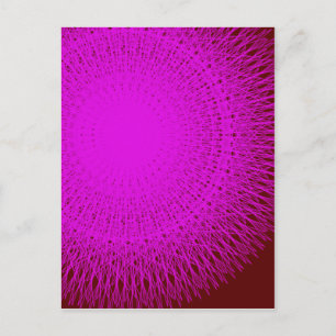 purple colour shadow lover postcard