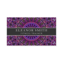 Purple Colourful Floral Mandala