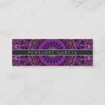Purple Colourful Floral Mandala