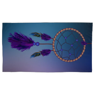 Purple Colours of Southwestern Dreamcatcher Pillowcase
