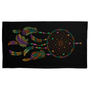 Purple Colours of Southwestern Dreamcatcher Pillowcase