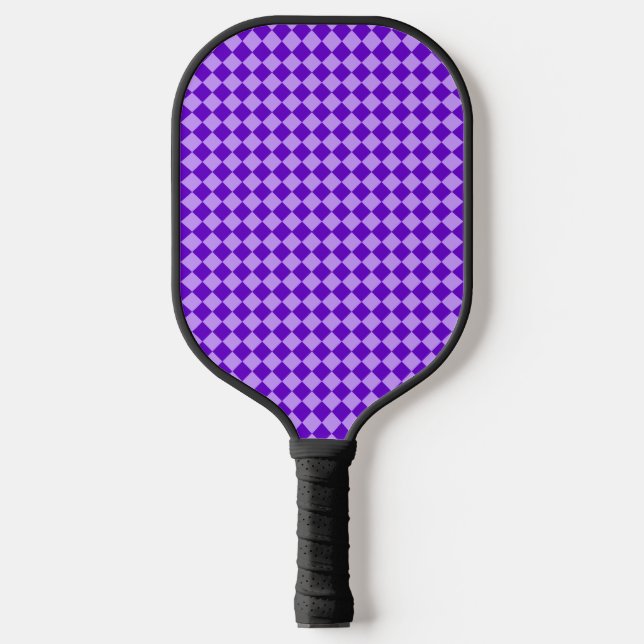 Purple Combination Diamond Pattern by STaylor Pickleball Paddle (Front)