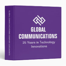 Purple Company Logo Custom Business Marketing