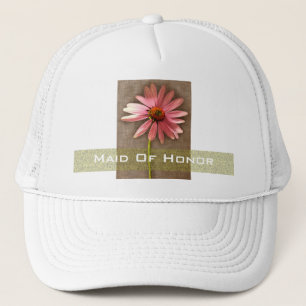 Purple Cone Flower Echinacea purpurea Trucker Hat