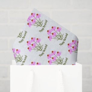 Purple Cone Tissue Paper