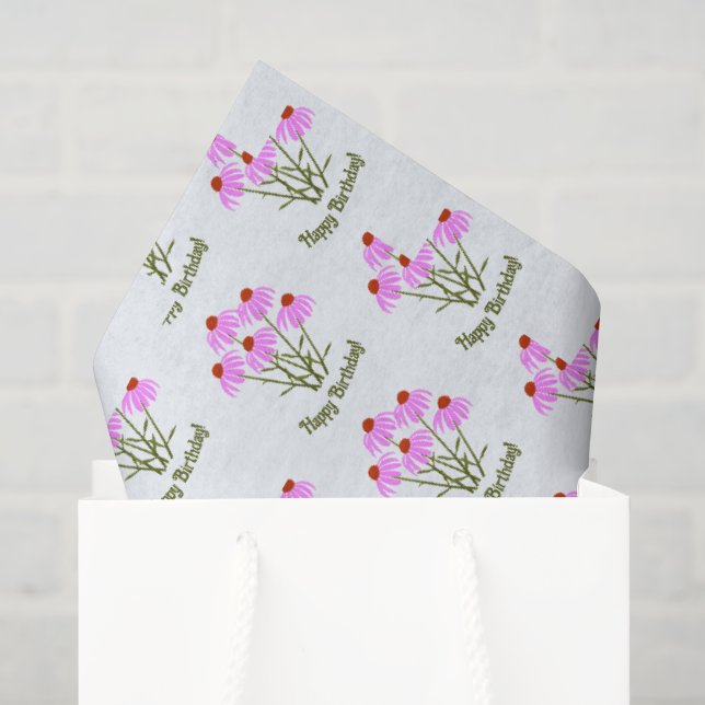Purple Cone Tissue Paper (Gift Bag)