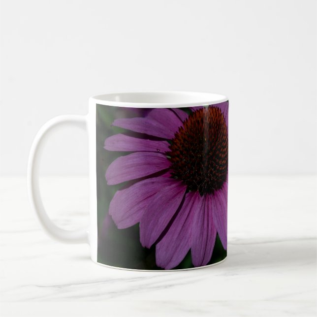 Purple Coneflower Coffee Mug (Left)