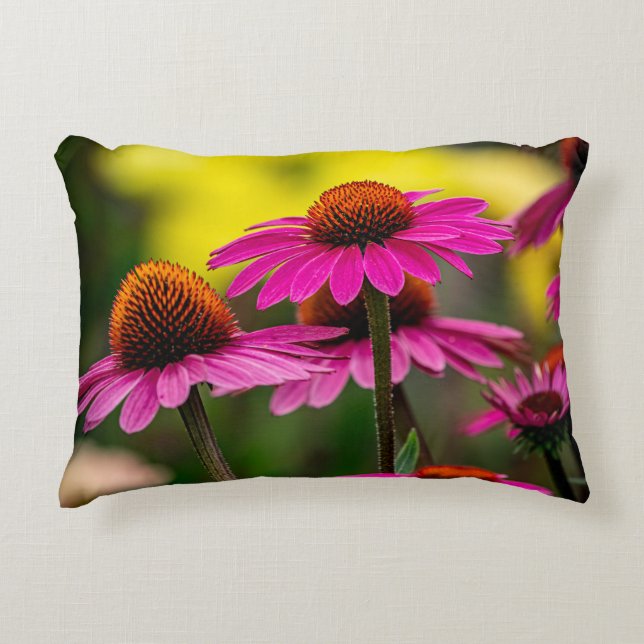 Purple Coneflower Decorative Cushion (Front)