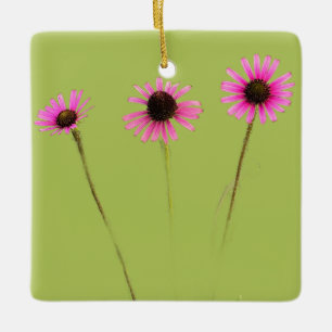 Purple Coneflowers Ornament