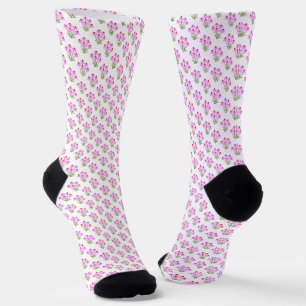 Purple Coneflowers Socks