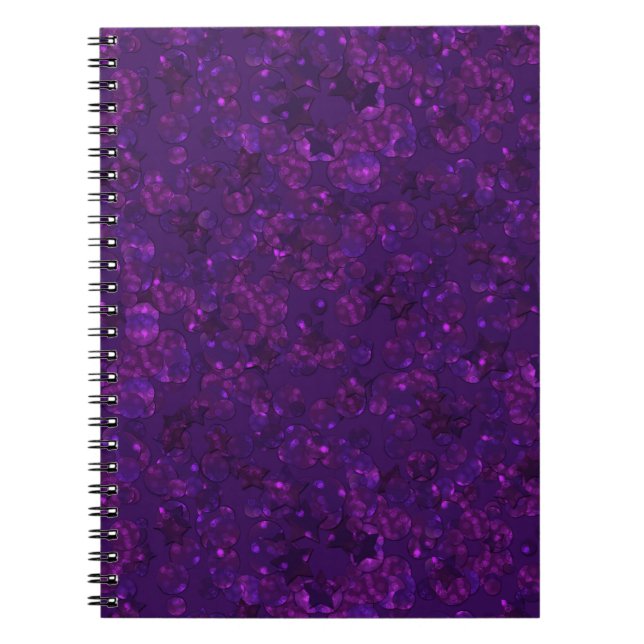 Purple confetti notebook (Front)