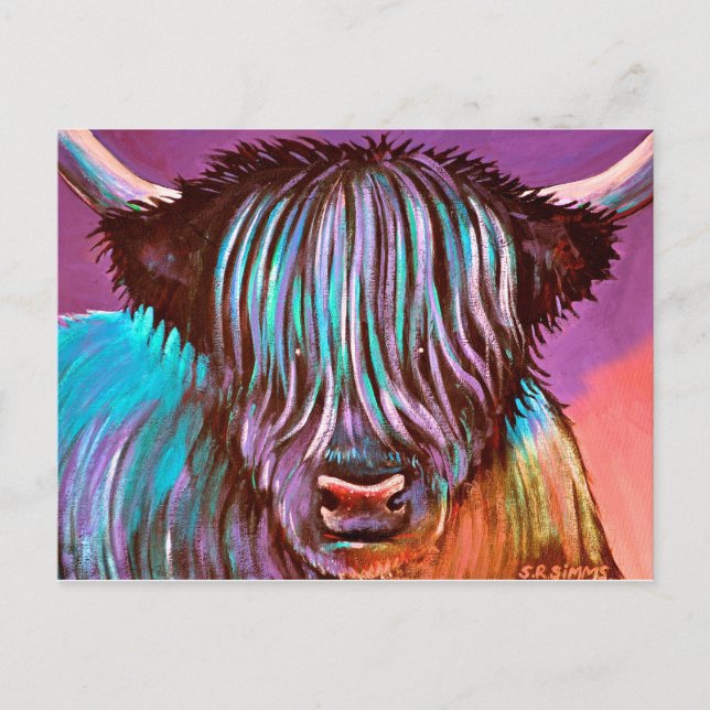 Purple Coo. Postcard (Front)