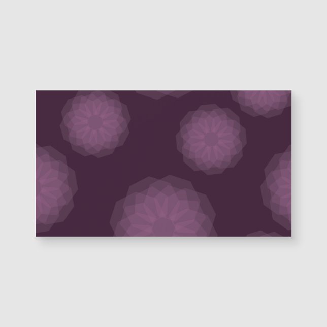 Purple, cool, trendy modern simple floral abstract (Front)