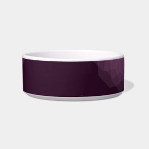 Purple, cool, trendy modern simple floral abstract bowl