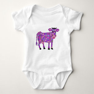 Purple Cow Baby Bodysuit