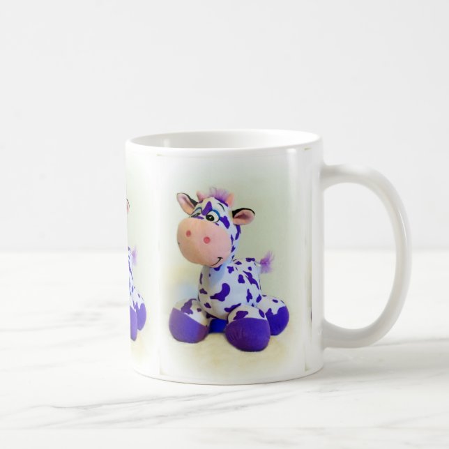 Purple Cow Coffee Mug (Right)