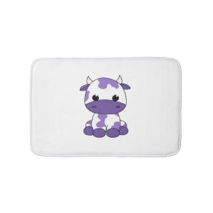 Purple cow Oversized T-Shirt_1 Bath Mat