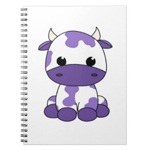 Purple cow Oversized T-Shirt_1 Notebook