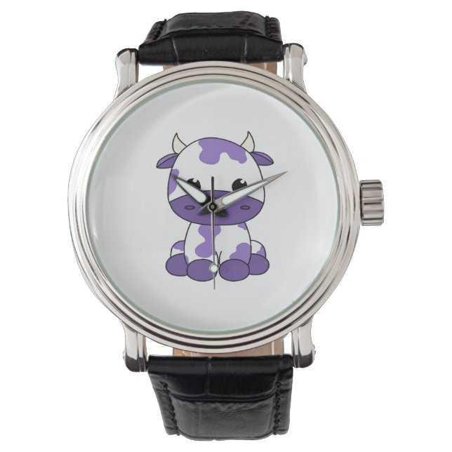 Purple cow Oversized T-Shirt_1 Watch (Front)