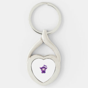 Purple Cow Oversized T-Shirt Key Ring
