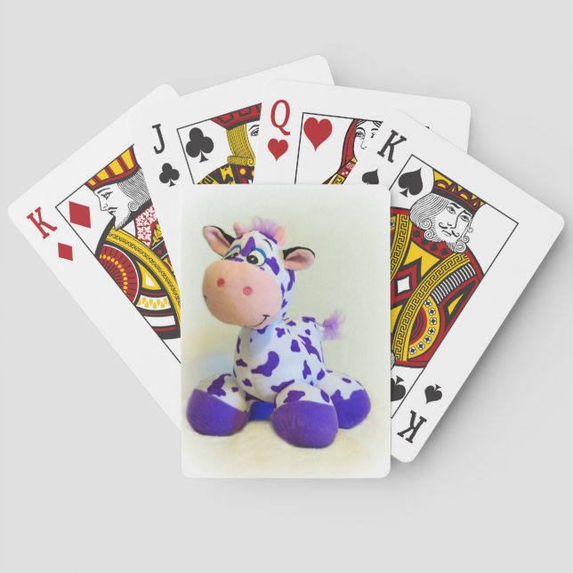 Purple Cow Playing Cards (Back)