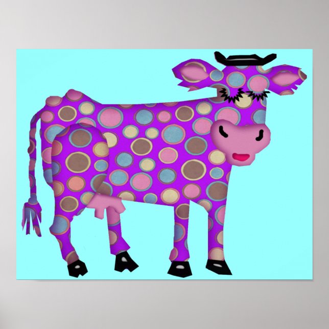 Purple Cow Poster (Front)