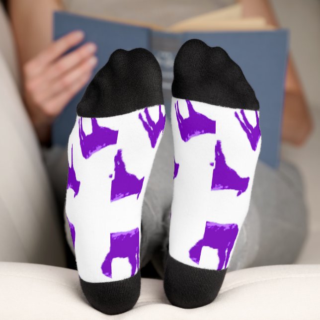 Purple Cow Socks (Bottom)