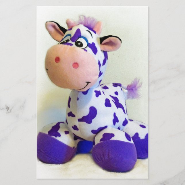 Purple Cow Stationery (Front)