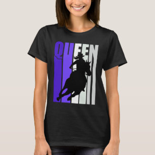 Purple Cowgirl Queen Rodeo Women Southern Girls We T-Shirt