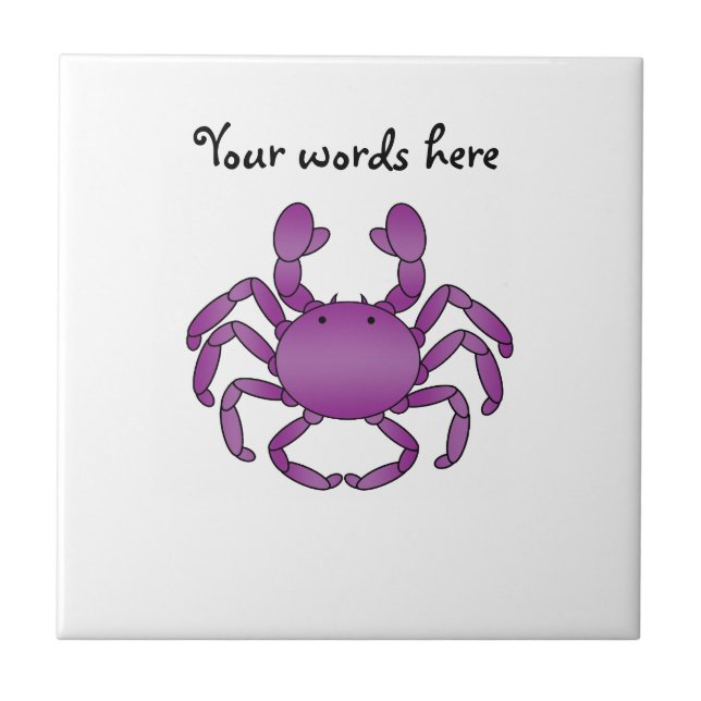 Purple crab tile (Front)