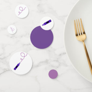 Purple Crayon  Confetti