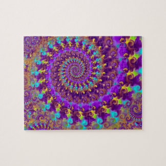 Purple Crazy Fractal Jigsaw Puzzle