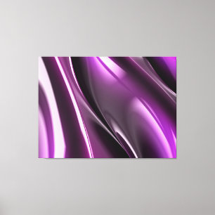 purple cream wrapped canvas