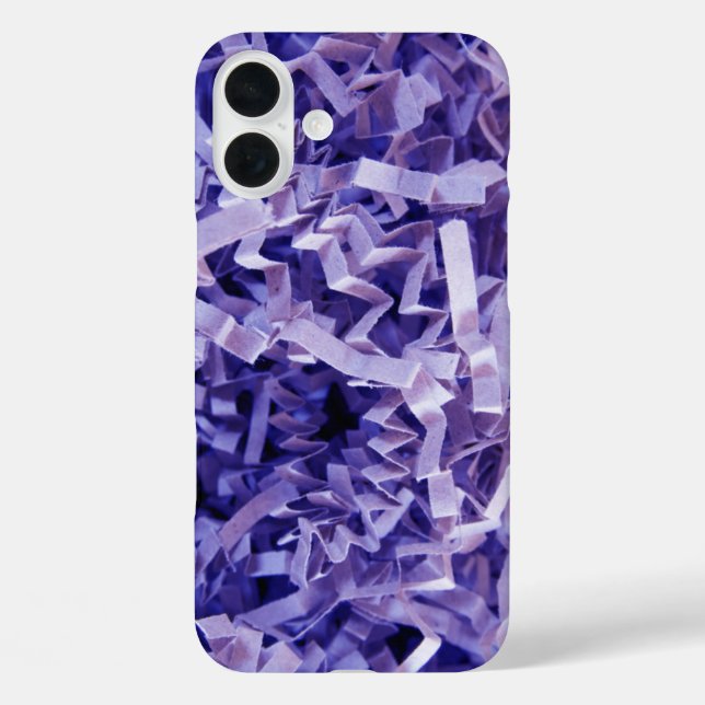 Purple Crinkled Shredded Paper Photograph Case-Mate iPhone Case (Back)