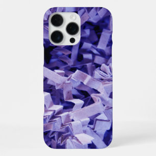 Purple Crinkled Shredded Paper Photograph iPhone 16 Pro Max Case