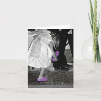 Purple Crocs Card
