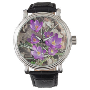 Purple Crocus Watch